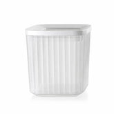 Transparent plastic storage container with lid kitchen organizer box