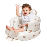 Trending Inflatable Baby Support Seat Sofa Chair with Backrest | Soft Portable Baby Sitting Trainer Seat for 3-12 Months Infants