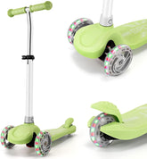 3-Wheel Kids Scooter with LED Light-Up Wheels
