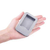 Silver Metal Tin for Gifts Party Favours and Other Accessories