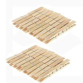 Eco-friendly with this set of 20 Bamboo clips
