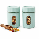 Window Airtight Kitchen Storage Containers |BPA-Free| Perfect for Dry Fruit, Spices, Pulses and Snacks (Set of 2)