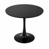 BLACK ROUND CAFE TABLE