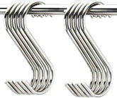 Stainless Steel S Shaped -Hooks (Pack of 2)