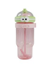 Cute Monster-Themed Drinking Cup with Straw & Handle – 900ml Large Capacity