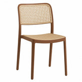 RATTAN BROWN CAFE CHAIR