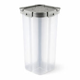 4-in-1 Airtight Food Storage Container β Multi-Compartment Clear Cereal Dispenser