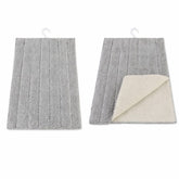 Luxury Beige Textured Anti-Slip Bathroom Floor Mat – Soft Absorbent Microfiber Rug for Home( Set of 2 Specific colours not available)