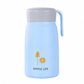 Water Bottle with Handle & Lid – Leakproof for Hot & Cold Drinks, Portable Travel Thermos for Office, School & Outdoor Use