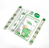 Cute Crocodile Kids Stationery Set β 8 in 1
