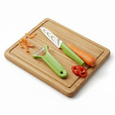 Vibrant Green Ceramic Knife & Peeler Set