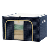 Foldable 66L cloths storage box organiser