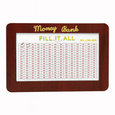 Brown Wooden Money Bank