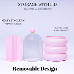 Makeup Organizer with Lid – Neat, Chic & Dust-Free