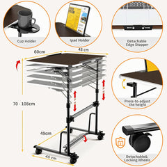 Height Adjustable portable table