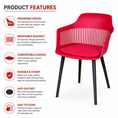 ASTER RED CAFE CHAIR