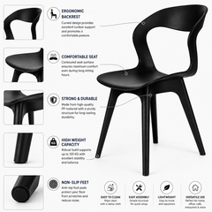 MS CAFE CHAIR BLACK