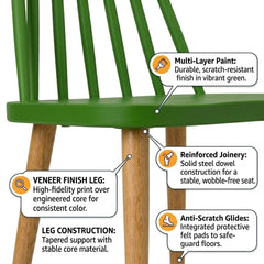 XANA GREEN DINING CHAIR