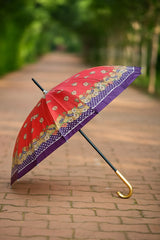 Printed Style umbrella with handle for summer and rainy season