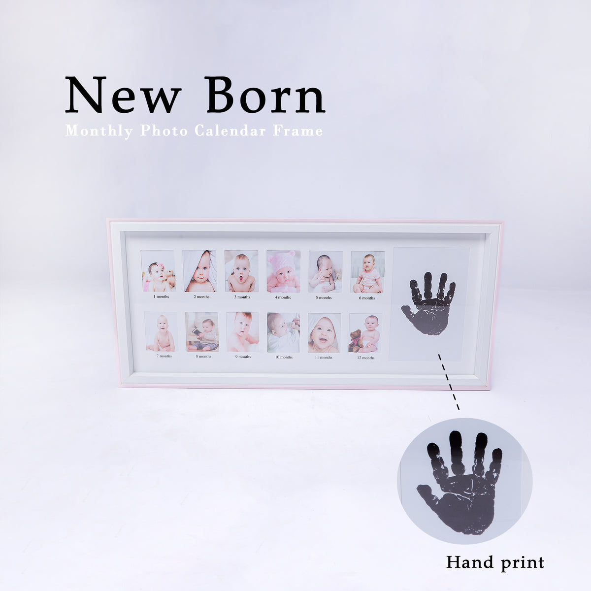 Birthday Baby Handprint & Footprint Frame – A Tiny Touch of Love