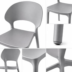 POLO GREY CAFE CHAIR