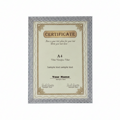 A4 Certificate Template with Elegant Classic Border – Printable Award & Appreciation Certificate Design