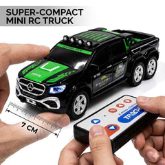 Mini Alloy Off-Road RC Car for Kids | emote Control Car Toys Strip Lights, 2.4Ghz, USB Rechargeable for Kids|