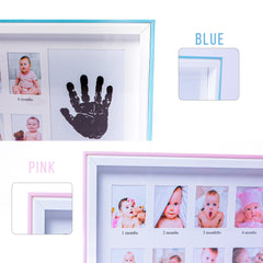 Birthday Baby Handprint & Footprint Frame – A Tiny Touch of Love