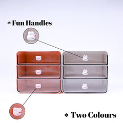 Cartoon Tabletop Cabinet – Cute & Compact Desk Storage