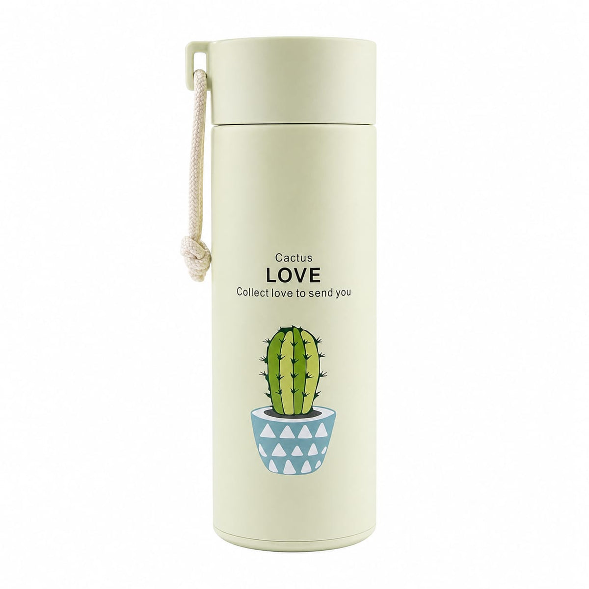 Plant Glass Water Bottle with Protective Cover | Glass Water Bottle for Fridge, Home, Office, Gym, Travel | BPA Free Water Bottle Glass | Cool Bottle | 400ml