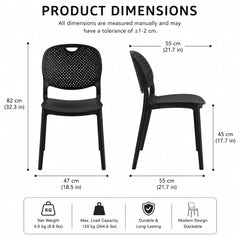 ORBIT BLACK CAFE CHAIR