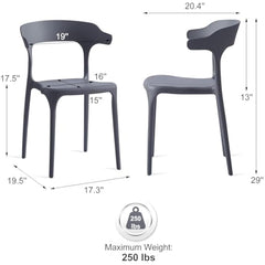 RIO GREY MINI CAFE CHAIR