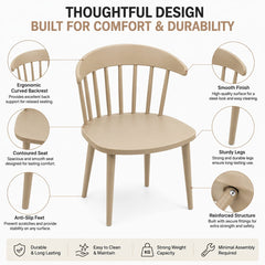 NEXA BEIGE CAFE CHAIR