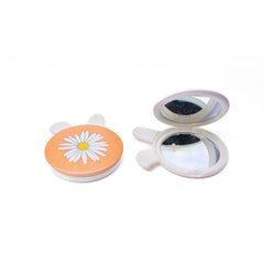 Sunflower Pocket Mirror – Bright & Beautiful in Orange