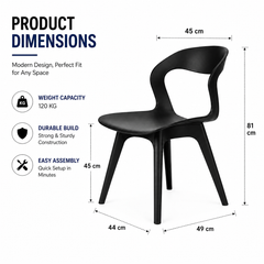 MS CAFE CHAIR BLACK