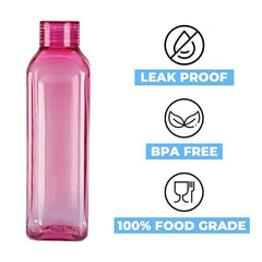 BPA free plastic water bottle| Unbreakable | For kids & adults