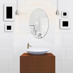 ClearView – Oval Adhesive Mirror