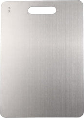 Stainless Steel Chopping Board Double Sided Portable Handle