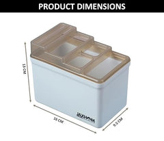 Plastic Multi-purpose 6 Compartment Cutlery and Knife Holder Stand