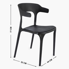 RIO BLACK MINI CAFE CHAIR