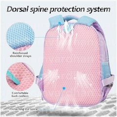 Kawaii Unicorn Rainbow Kids School Backpack