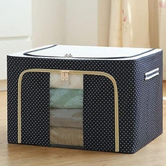 Foldable 66L cloths storage box organiser