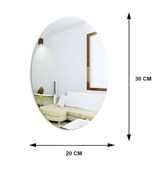 ClearView – Oval Adhesive Mirror