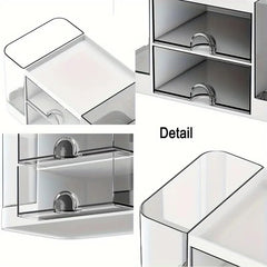 Drawer plastic desk organisers Multipurpose stationery holder
