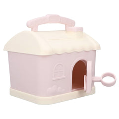 Pink House-Shaped Piggy Bank