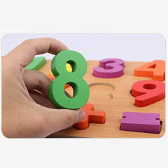 Wooden Numbers Learning Board