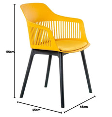 ASTER YELLOW CAFE CHAIR
