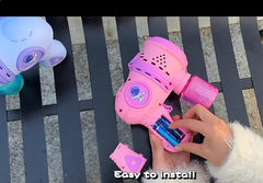 Magical Pink Bubble Gun