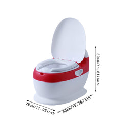TinySeat – Kids Toilet Seat (White & Red)
