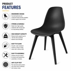 AS CAFE CHAIR BLACK